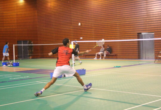 Règle du simple au badminton